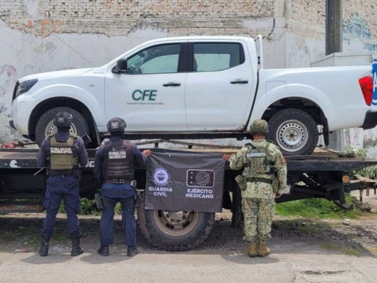 Recuperan En Los Hornos Camioneta Robada A Personal De La Cfe
