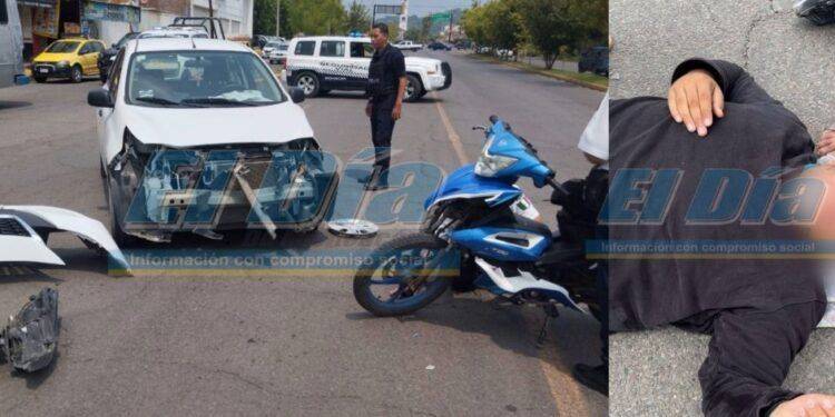 Choque de auto contra motocicleta en Avenida Madero de Apatzingán deja un herido 1 Detenidas en Morelia tres personas relacionadas en secuestro y extorsión de agricultor: SSP