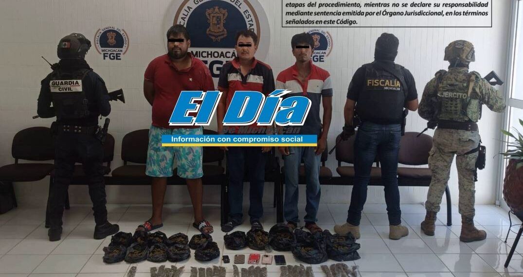 Detienen A 3 En Úspero Con Narcótico, Participaron Fge, Guardia Civil Y Defensa