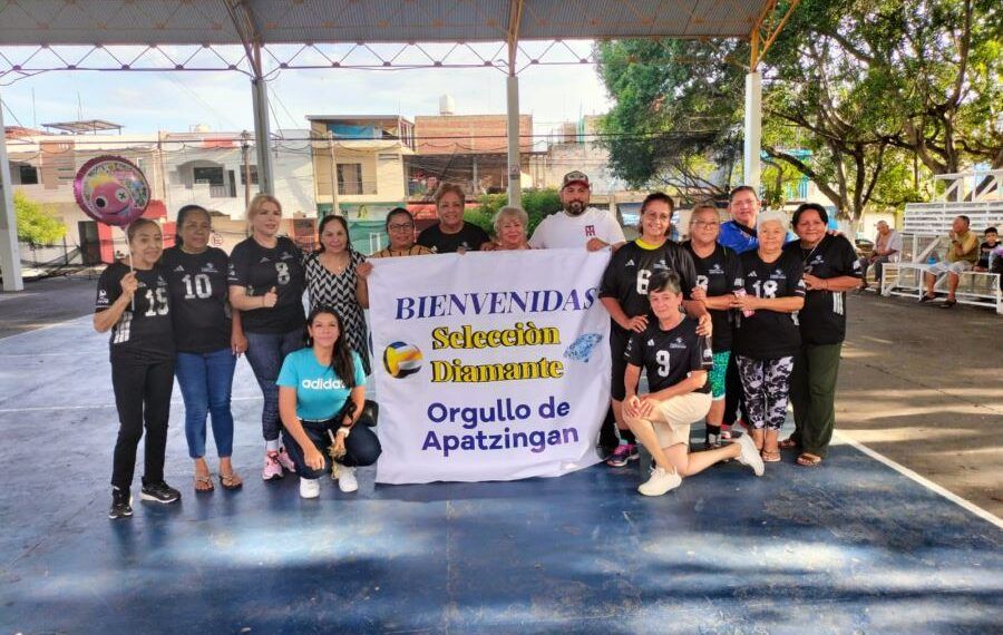 Equipo Diamante De Voleibol Femenil Pone En Alto El Nombre De Apatzingán Con Tercer Lugar En Torneo Nacional: Francisco Aguilar