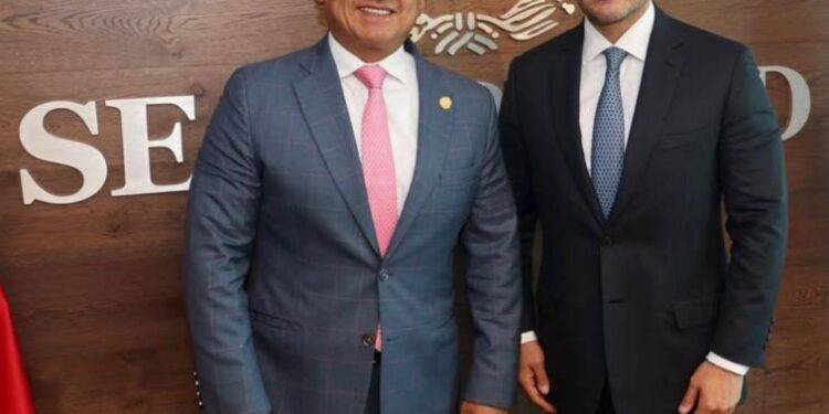 García Harfuch y Torres Piña acuerdan colaboración total en estrategia de seguridad y justicia para Michoacán 1 Expone Alfonso Martínez atractivos turísticos y de inversión a empresarios y legisladores de Chicago