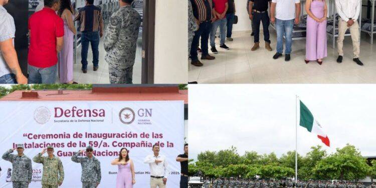 Inauguran instalaciones de la 59/a compañía de la Guardia Nacional en Buenavista 1 Anuncian Sheinbaum y Bedolla primera inversión por mil mdp para el Polo del Bienestar de Michoacán