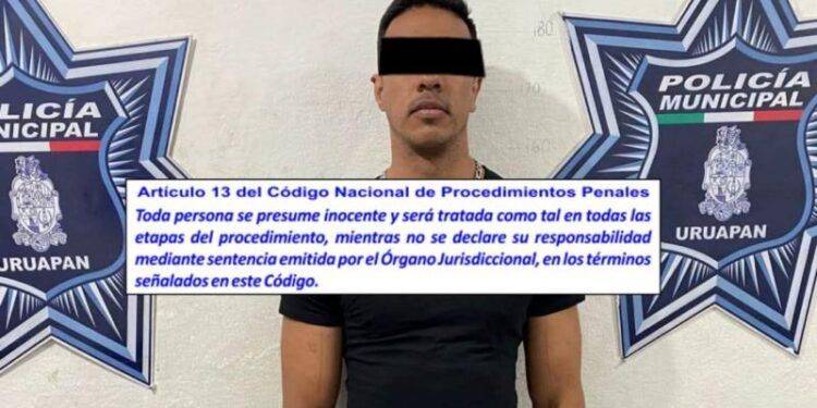 Presunto escolta de Carlos Manzo detenido al agredir a su pareja 1 Presunto escolta de Carlos Manzo detenido al agredir a su pareja