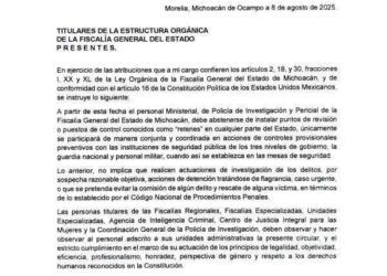 Llama Bedolla A Mantener Coordinación En Seguridad; Sigue A La Baja Homicidio Doloso