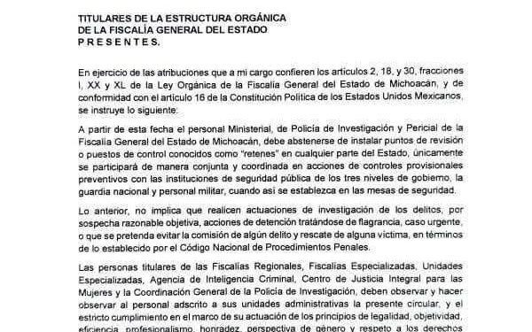 Llama Bedolla a mantener coordinación en seguridad; sigue a la baja homicidio doloso