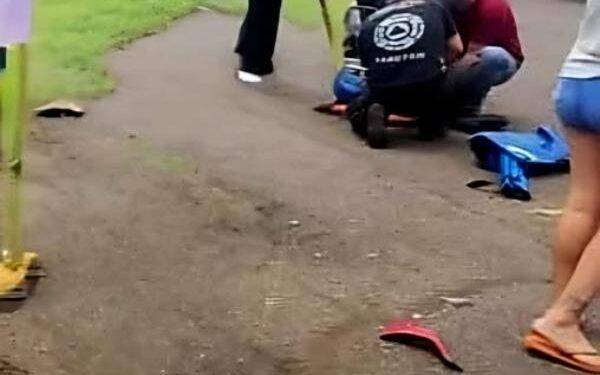 Adulta Mayor Resulta Lesionada Tras Ser Atropellada por Motocicleta en Múgica