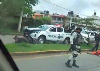 Patrulla Municipal Atropella A Motociclista Cerca Del Cereso En Uruapan