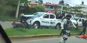 Patrulla Municipal Atropella A Motociclista Cerca Del Cereso En Uruapan