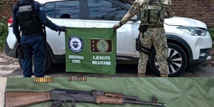 Aseguran Armamento y Vehículo con Reporte de Robo en Operativo Conjunto en Gambara 1 Aseguran Armamento y Vehículo con Reporte de Robo en Operativo Conjunto en Gambara