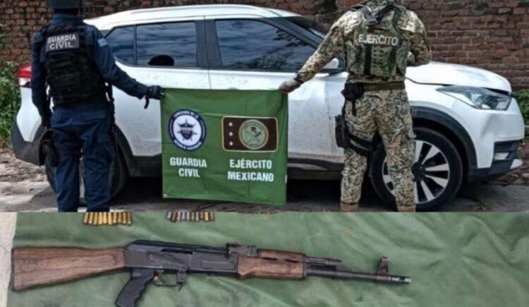 Aseguran Armamento Y Vehículo Con Reporte De Robo En Operativo Conjunto En Gambara