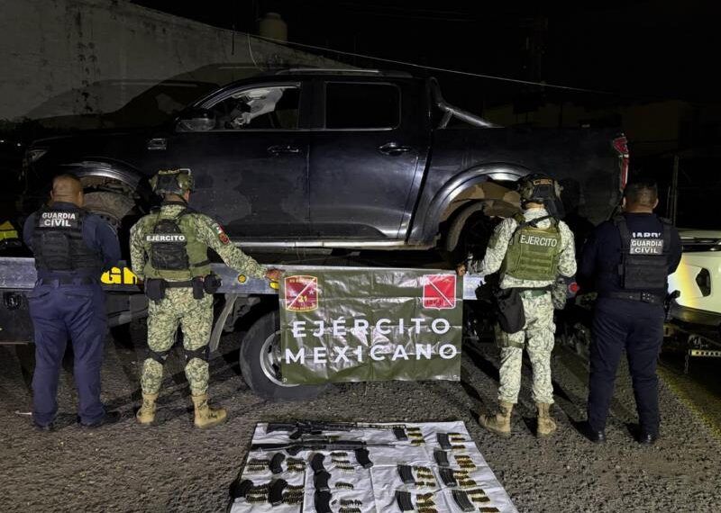 Aseguran Dos Armas Largas, Vehículos Y Más De 400 Cargadores En Quiroga