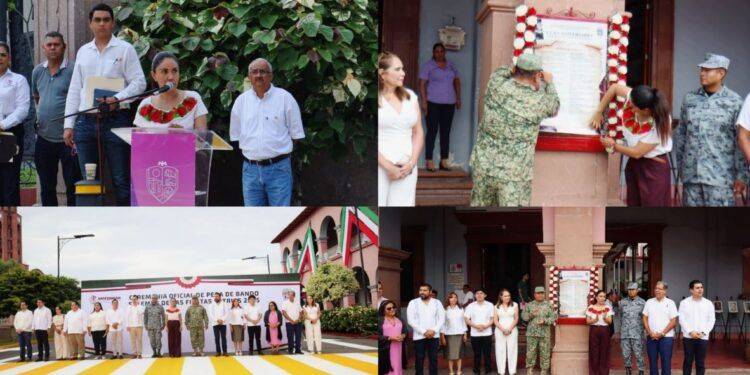Con Bando Solemne, Fanny Arreola inaugura el espíritu patrio en Apatzingán 1 Encabeza Presidenta Municipal de Buenavista, Irma Moreno el Inicio de los Festejos Patrios
