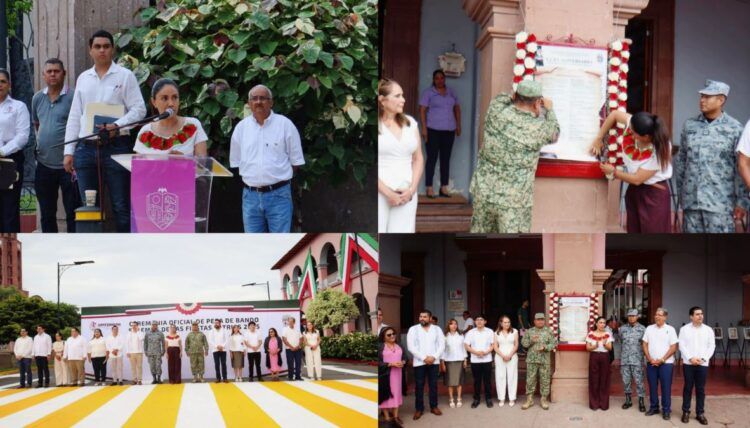 Con Bando Solemne, Fanny Arreola Inaugura El Espíritu Patrio En Apatzingán 20 Encabeza Presidenta Municipal De Buenavista, Irma Moreno El Inicio De Los Festejos Patrios