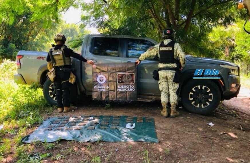 Aseguran Una Troca Con Una Granada, 11 Explosivos Para Drones Y 430 Balas Útiles En La Comunidad De Acatlán En Apatzingán
