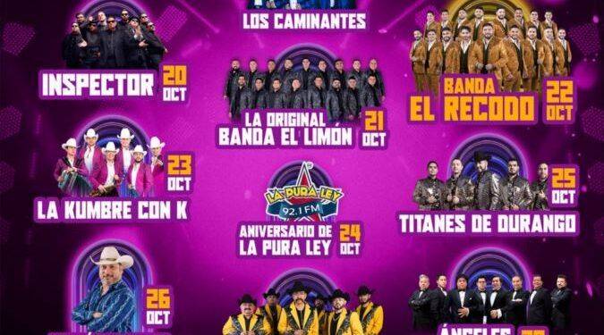 Fanny Arreola presenta la cartelera oficial del Teatro del Pueblo en la Expo Feria Octubrina Apatzingán 2025