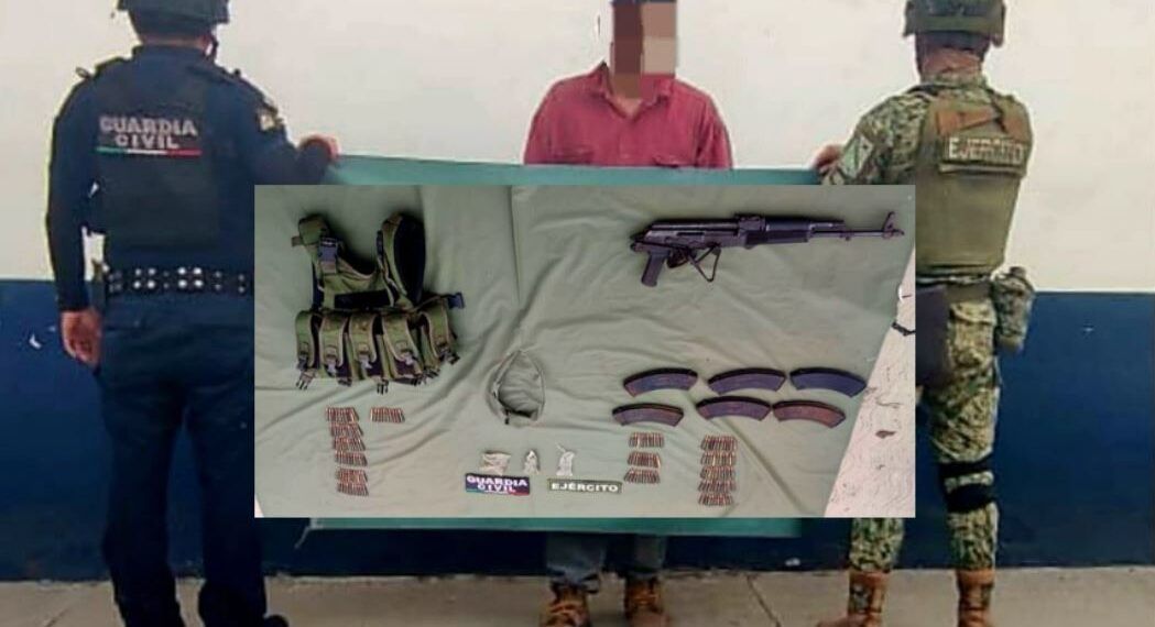 Ssp Y Defensa Detienen A Venezolano Con Fusil Y Droga En Apatzingán