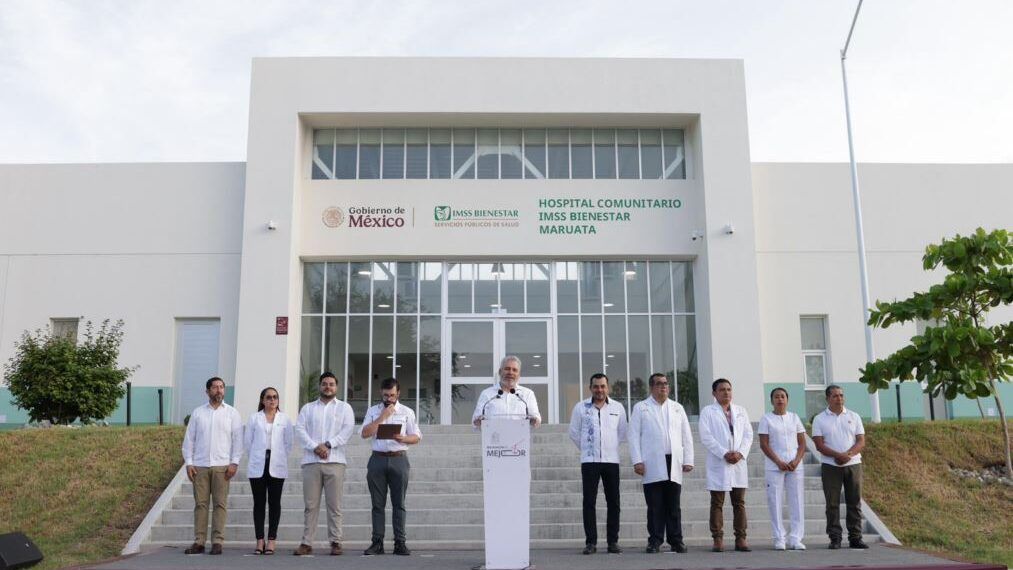 Bedolla Inaugura Hospital Comunitario Del Imss Bienestar En Maruata