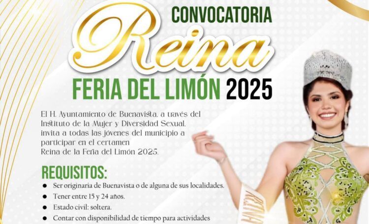 El Ayuntamiento De Buenavista! Buscan A La Próxima Reina De La Feria Del Limón 2025 21 El Ayuntamiento De Buenavista! Buscan A La Próxima Reina De La Feria Del Limón 2025