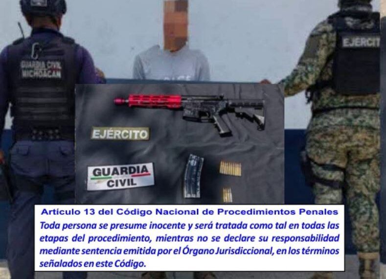 Aseguran A &Quot;El Fabuloso&Quot; Y Fusil De Asalto En Operativo En Apatzingán