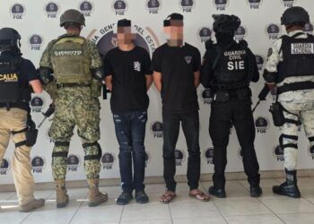 Fuerzas Estatales Y Federales Detienen A Dos Hermanos, Presuntos Responsables Del Delito De Extorsión, En Agravio De Limoneros En La Región De Apatzingán