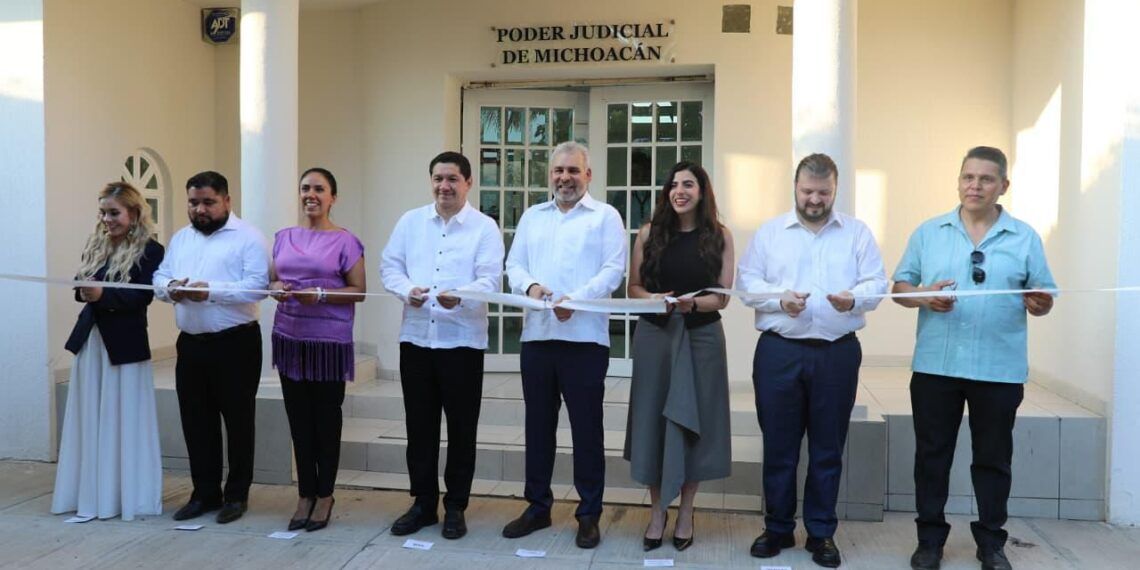 Justicia Más Cercana En Región Apatzingán; Inaugura Bedolla Salas Judiciales