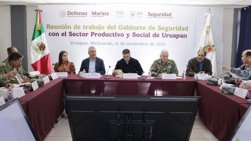 Dentro Del Plan Michoacán, Acuerdan Plan Región Uruapan Harfuch, Bedolla Y Quiroz 19 Dentro Del Plan Michoacán, Acuerdan Plan Región Uruapan Harfuch, Bedolla Y Quiroz