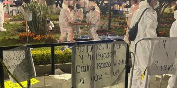 Fge Realiza Diligencias En El Lugar Donde Fue Ultimado El Alcalde Carlos Manzo