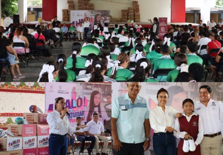 Fanny Arreola Impulsa La Educación Y El Deporte Con Entrega De Tenis Y Balones En Secundarias 21 Atacan Patrulla De Municipales En Tingüindín