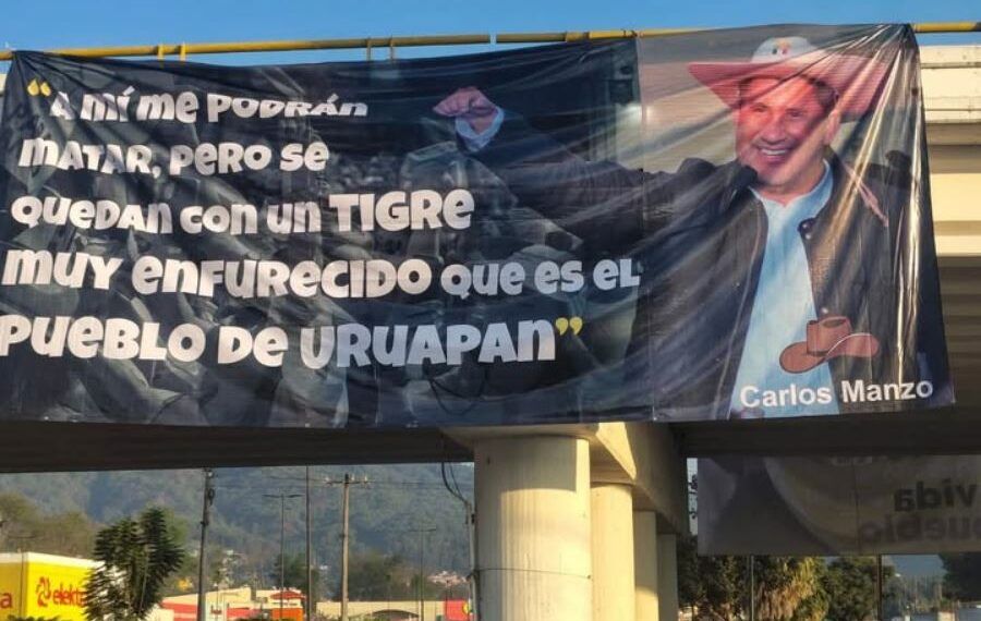 Uruapan Despierta Bajo Mantas Con Mensajes De Duelo Y Resistencia 19 Uruapan Despierta Bajo Mantas Con Mensajes De Duelo Y Resistencia