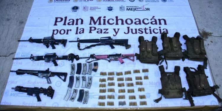 ¡Golpe contra el narco en Michoacán: Defensa y la Guardia Civil desmantelan un peligroso grupo armado en Buenavista!