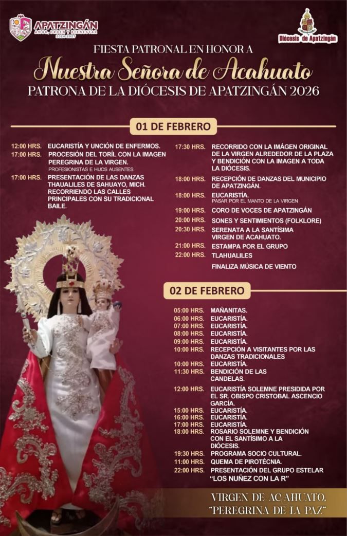 Programa Acahuato 2026 - El Día De Michoacán