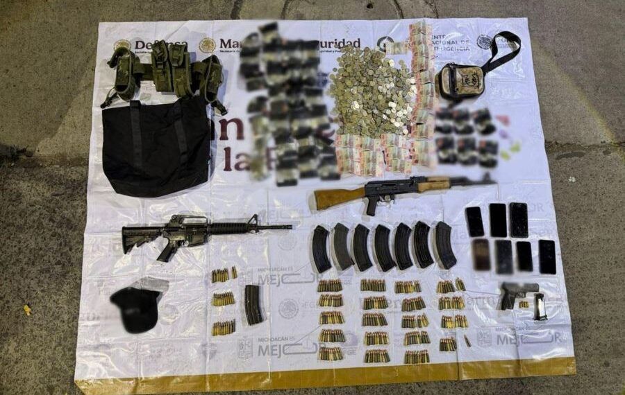 Balacera contra banco del bienestar a escasos metros de la policía en Tarímbaro