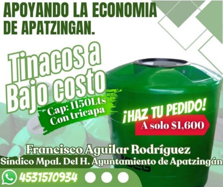 Sindico Francisco Aguilar Encabezara Entrega Masiva De Tinacos - El Día De Michoacán