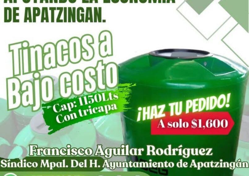 ¡Impulso Sin Precedentes En Apatzingán! Síndico Francisco Aguilar Encabezará Entrega Masiva De Tinacos A Precio De Remate 19 Sindico Francisco Aguilar Encabezara Entrega Masiva De Tinacos - El Día De Michoacán