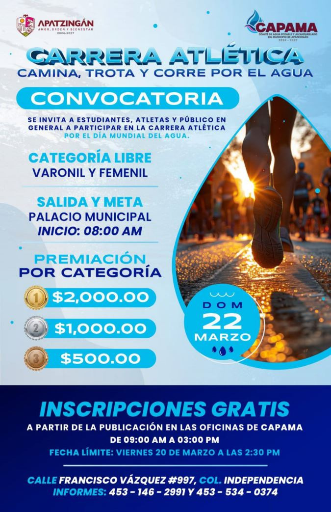 Capama Apatzingan Carrera 2026 - El Día De Michoacán