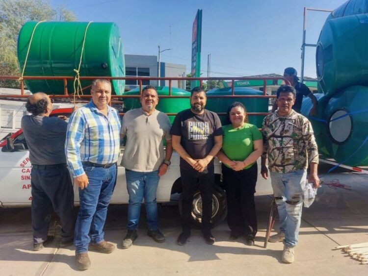 Francisco Aguilar Da Un Doblete Historico 66 Tinacos A Precio De Regalo Para Apatzingan En 10 Dia 1 - El Día De Michoacán