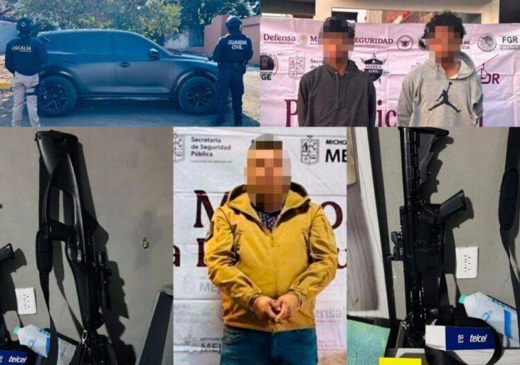 Operativo Deja 3 Detenidos Aseguran Armas De Alto Poder - El Día De Michoacán