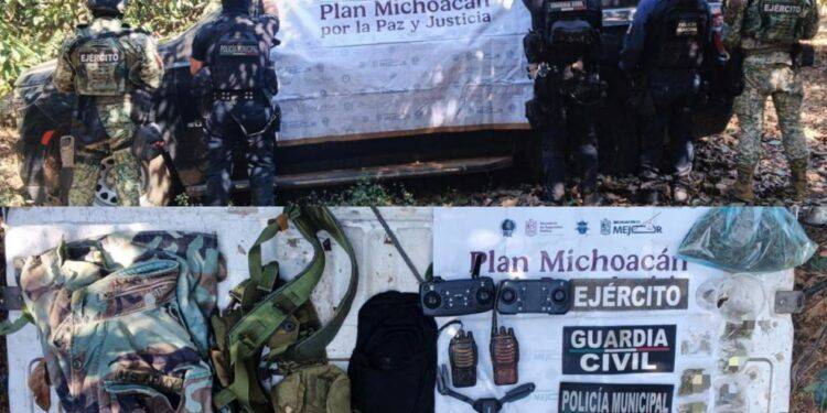 Hallazgo DE PELÍCULA en Purépero: Aseguran CAMIONETA BLINDADA balaceada con droga, dron y equipo táctico 1 Vinculan a proceso a tres personas de Múgica por los delitos de privación de la libertad y lesiones calificadas