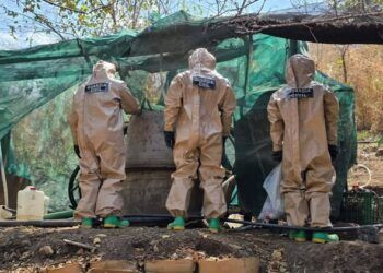 Asegurado Un Arsenal De Fusiles De Alto Poder Y Un Lanzagranadas En La Huacana