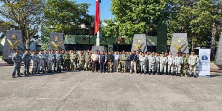 La FGE capacita a Defensa y Guardia Nacional en Apatzingán con protocolos que evitan abusos