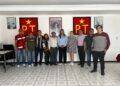 2 Celeste Ascencio realizo una visita a la sede del Partido del Trabajo - El día de Michoacán