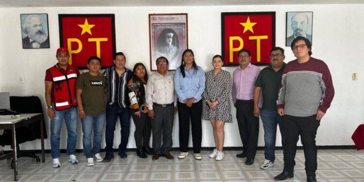 La senadora Celeste Ascencio visita sede al PT Michoacán 1 La senadora Celeste Ascencio visita sede al PT Michoacán