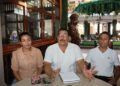 La senadora Celeste Ascencio visita sede al PT Michoacán
