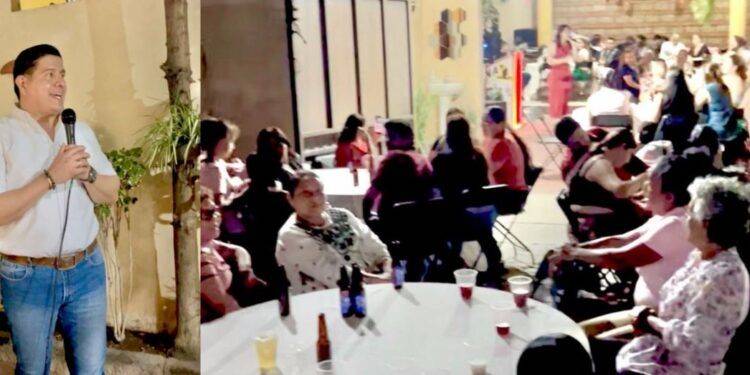 ¡Baile, regalos y fiesta: Iván Santamaría hizo estremecerse  a madrecitas en una noche inolvidable!