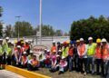La senadora Celeste Ascencio visita sede al PT Michoacán