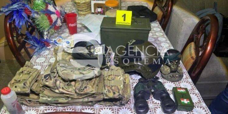 Decomisan Uniformes Militares en Narcotiendita de Zamora; detienen a Desertor del 17 batallón