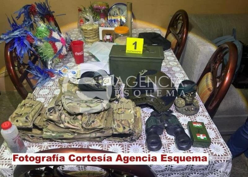 Decomisan Uniformes Militares en Narcotiendita de Zamora; detienen a Desertor del 17 batallón