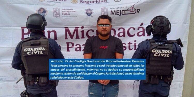 Cae en operativo un «Objetivo Prioritario» en Los Reyes; le hallazgo droga y munición de alto calibre