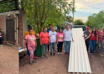 CRUZ LUCATERO  CON UN OJO AL GATO Y OTRO AL GARABATO, CONSTRUYE PATRIA DESDE LA BASE: Entrega techo para Capilla de Rancho Seco sin olvidar  reformas para México