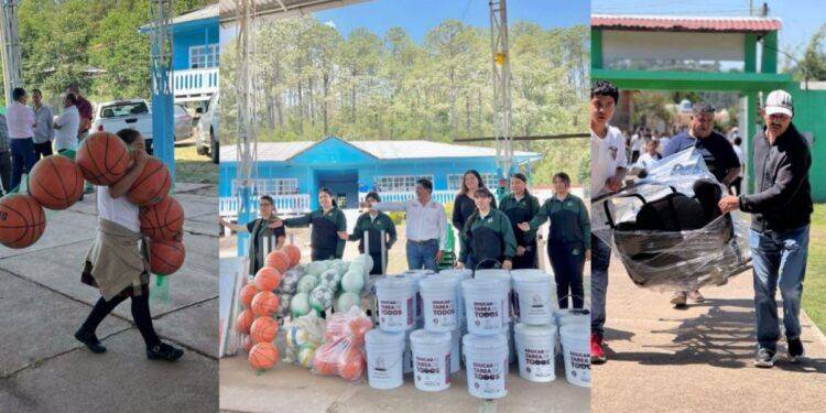 Iván Santamaría DESTACA IMPULSO A LA EDUCACIÓN EN DOS AGUAS tras inauguración de la carretera Aguililla–Dos Aguas